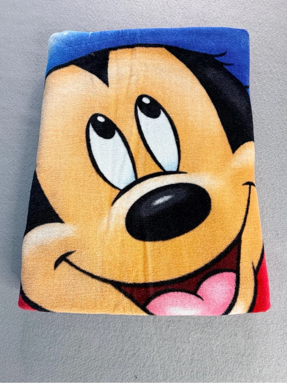 Vintage Walt Disney Fantasia Mickey Mouse All Over Print Large Beach Towel